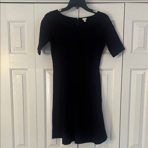 J. Crew Classic Black Mini Dress